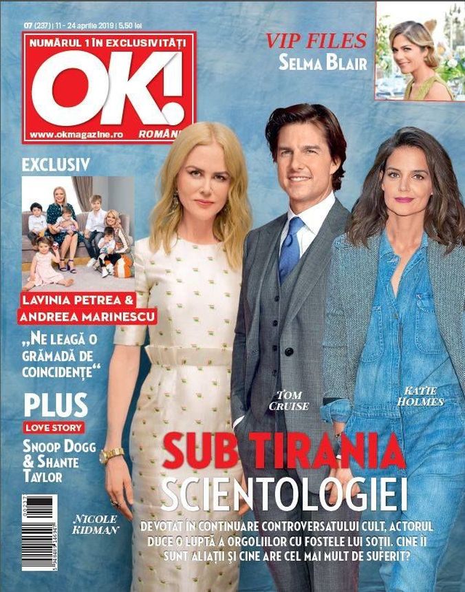 OK! ROMANIA magazine side cover 11 April 2019