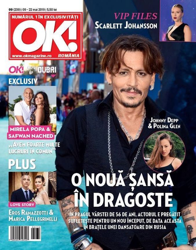 OK! ROMANIA magazine side cover 9 May 2019