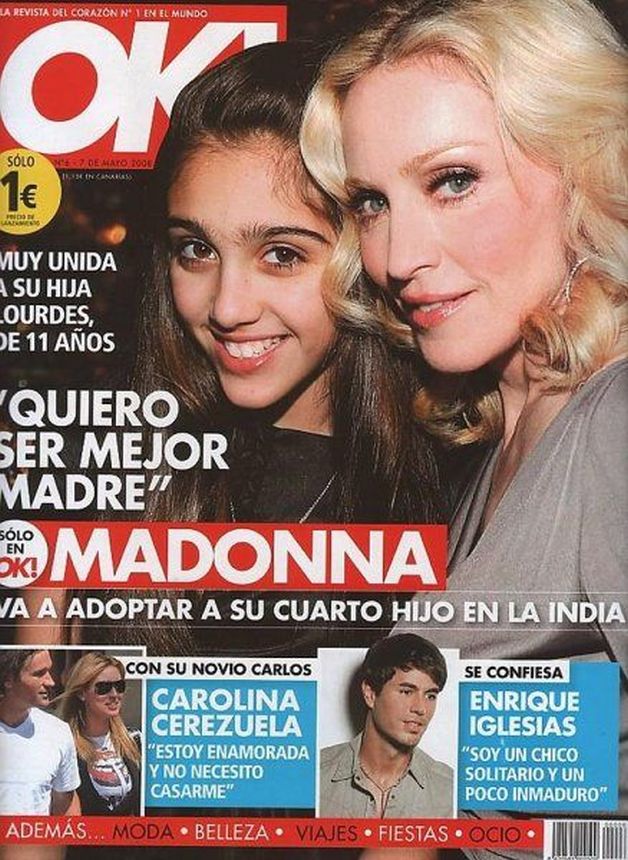 OK! SPAIN magazine side cover  May 2008