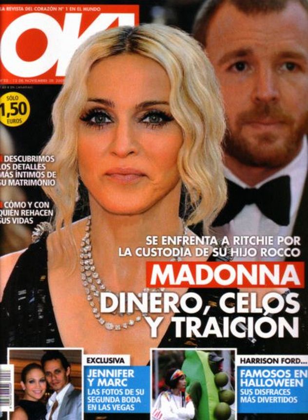 OK! SPAIN magazine side cover  November 2008