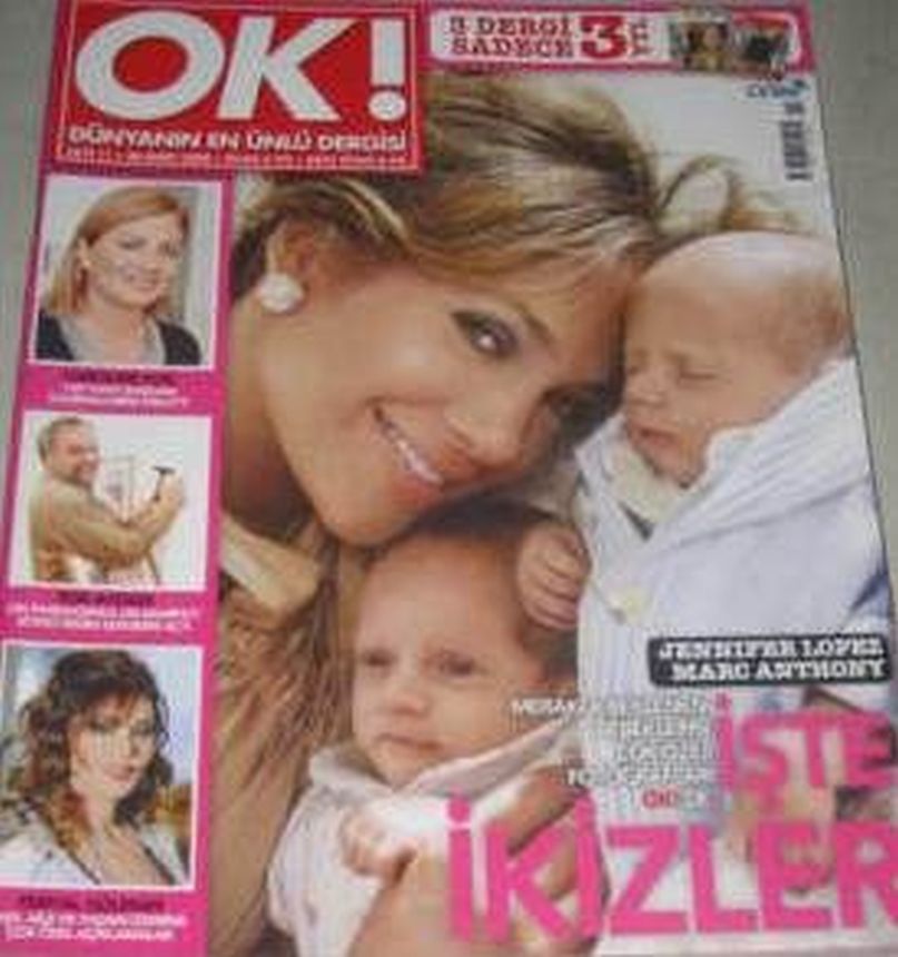 OK! TURKEY magazine side cover Issue 11   2008