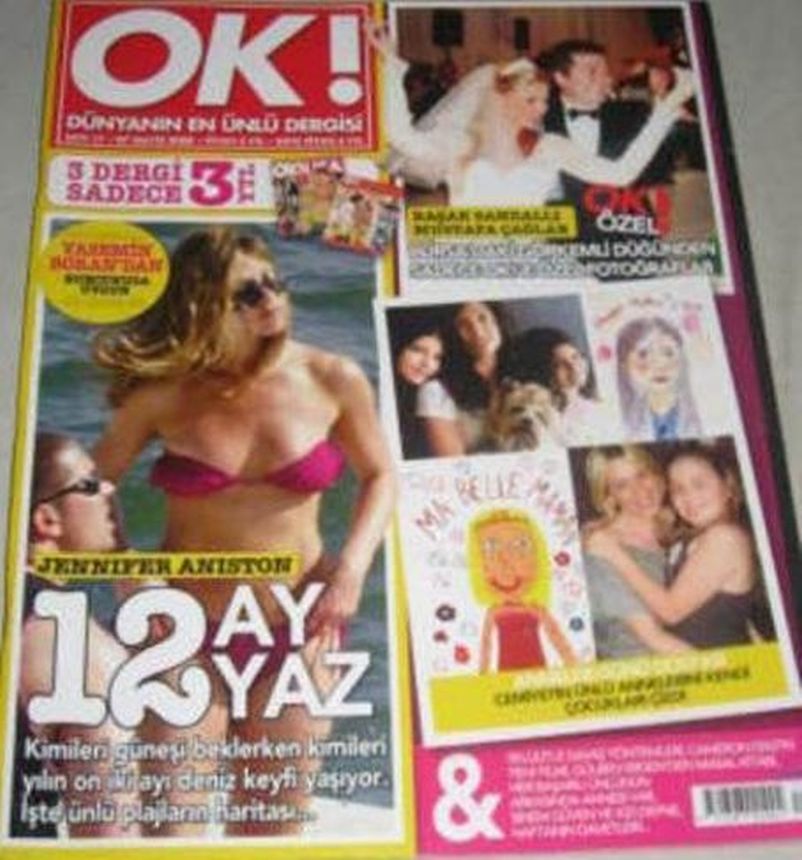 OK! TURKEY magazine side cover Issue 17   2008