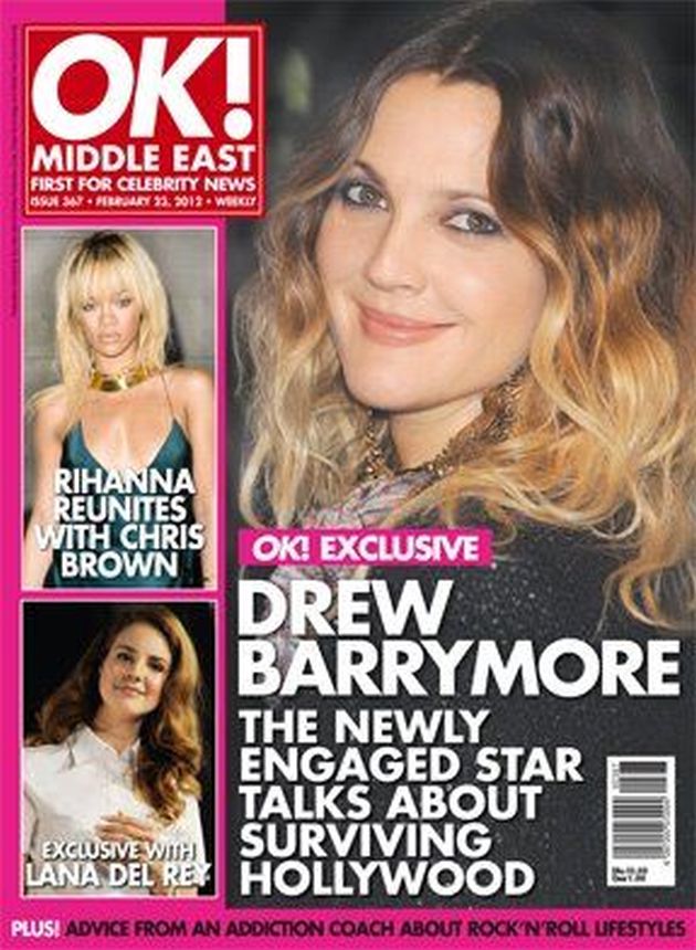 OK! UAE magazine side cover 23 February 2012