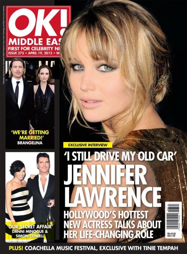 OK! UAE magazine side cover 19 April 2012