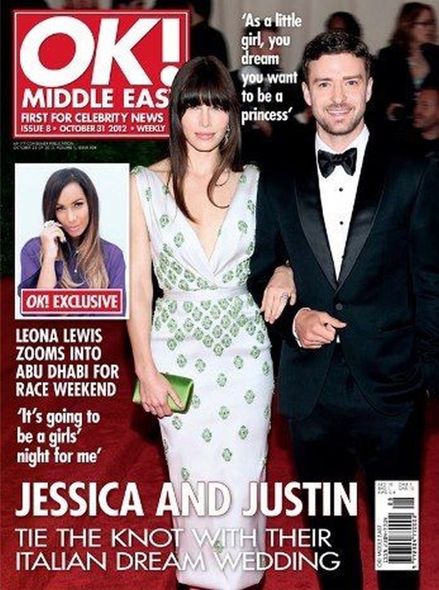 OK! UAE magazine side cover 31 October 2012