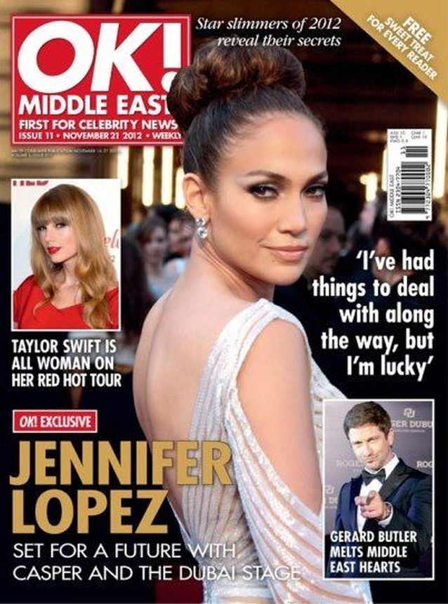 OK! UAE magazine side cover 21 November 2012
