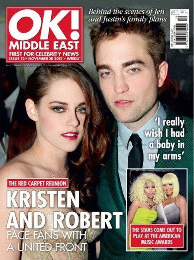 OK! UAE magazine side cover 28 November 2012