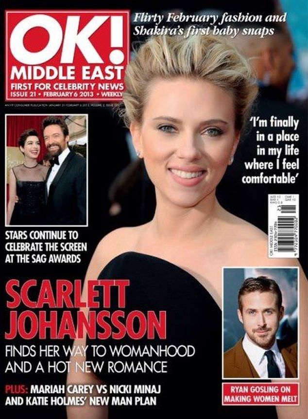 OK! UAE magazine side cover 6 February 2013