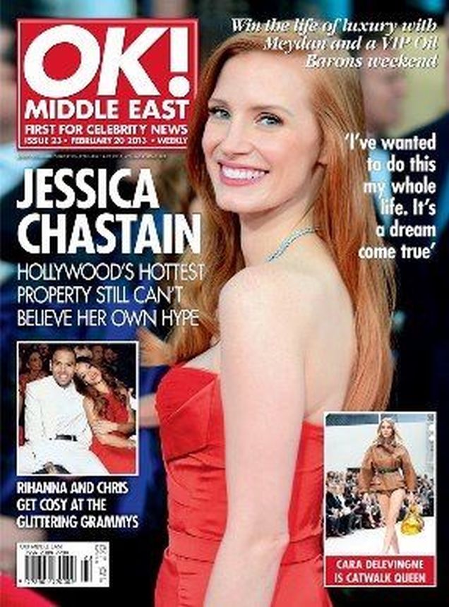 OK! UAE magazine side cover 20 February 2013