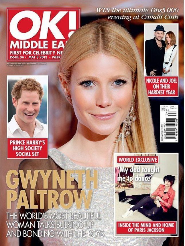 OK! UAE magazine side cover 8 May 2013