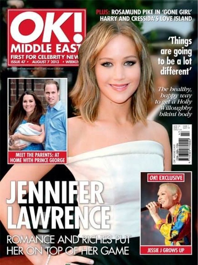 OK! UAE magazine side cover 7 August 2013