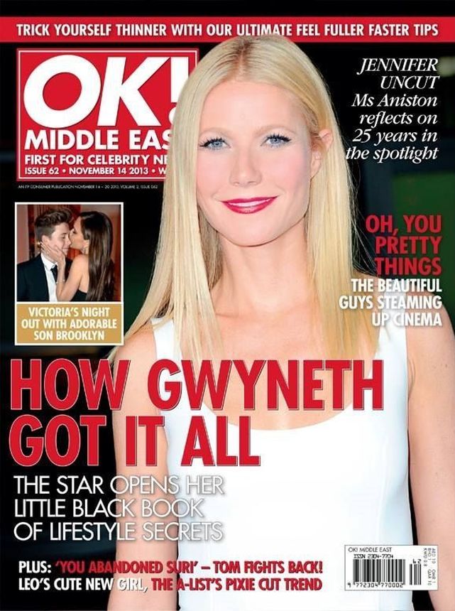OK! UAE magazine side cover 14 November 2013