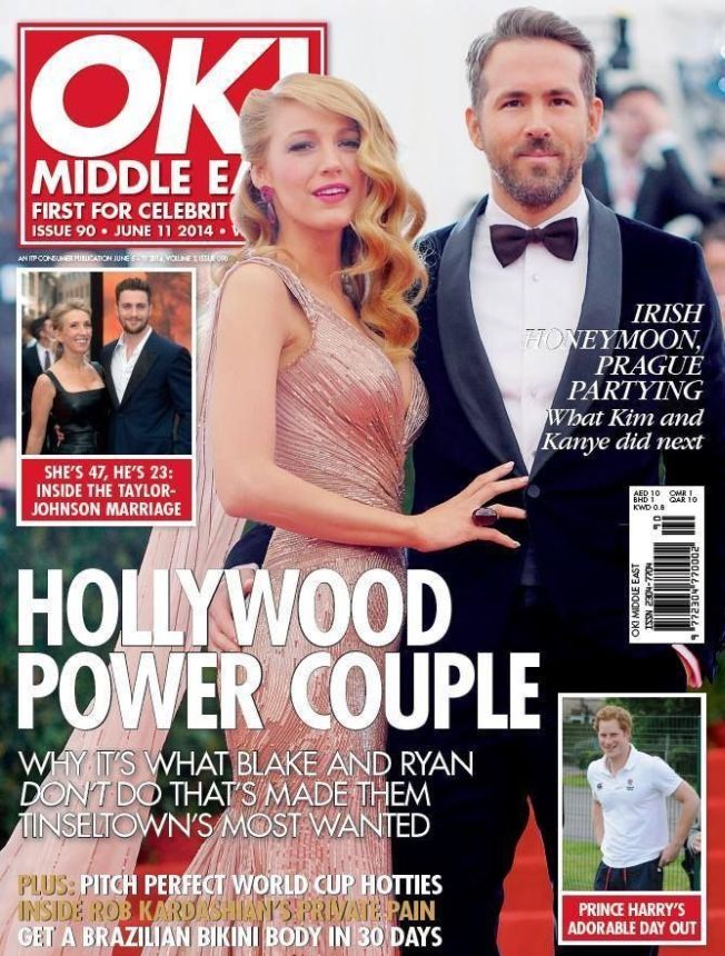 OK! UAE magazine side cover 11 June 2014