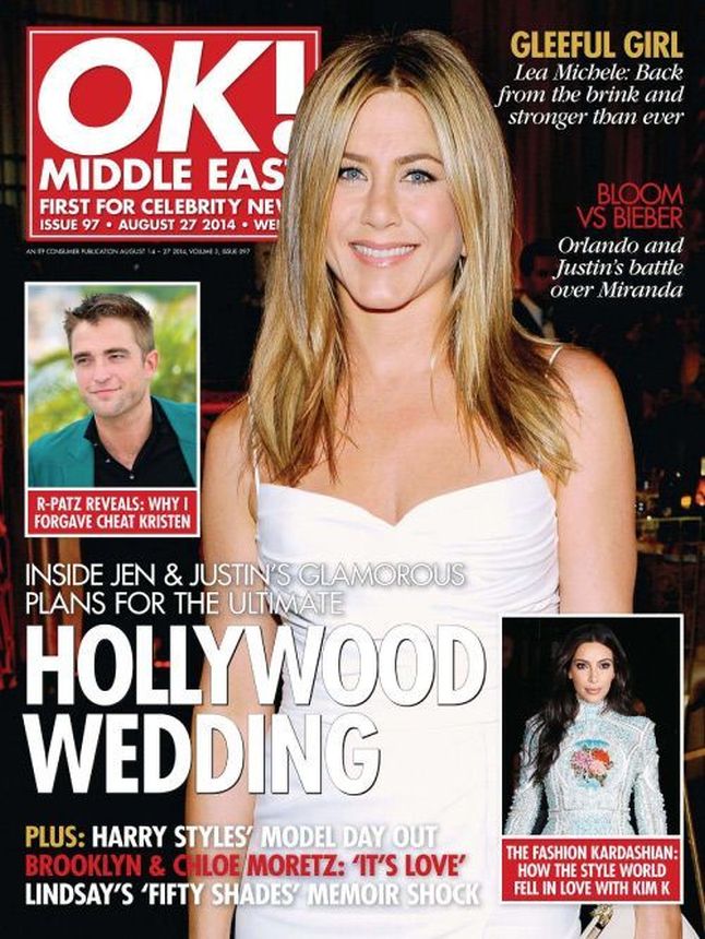 OK! UAE magazine side cover 27 August 2014