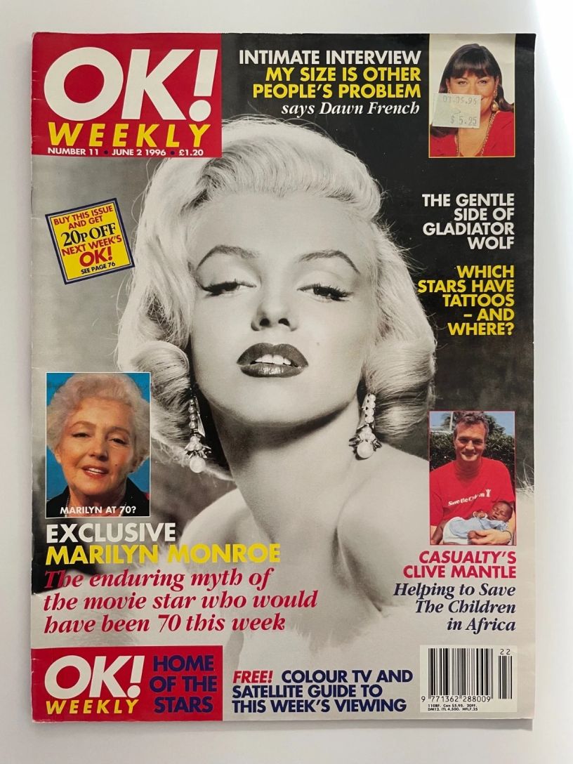 OK! UK magazine side cover 2 June 1996