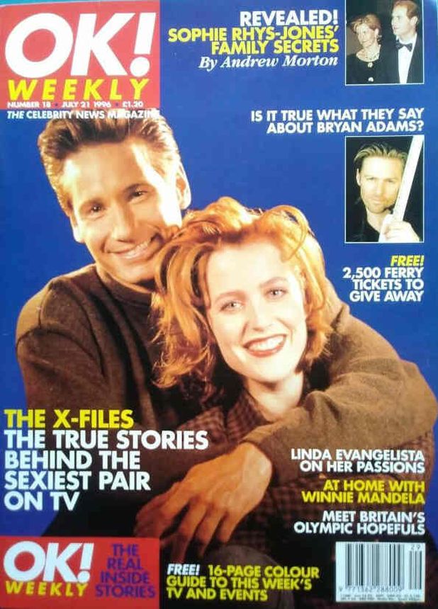 OK! UK magazine side cover Issue 18 21 July 1996