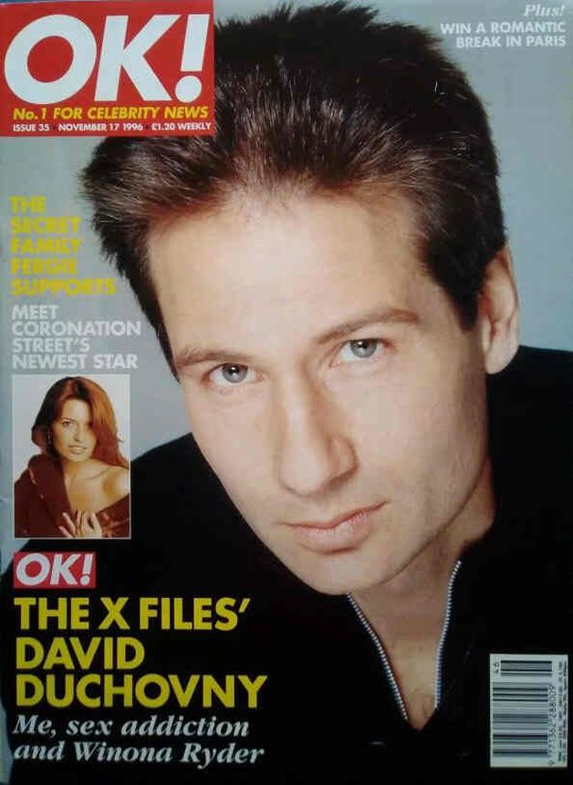 OK! UK magazine side cover 17 November 1996