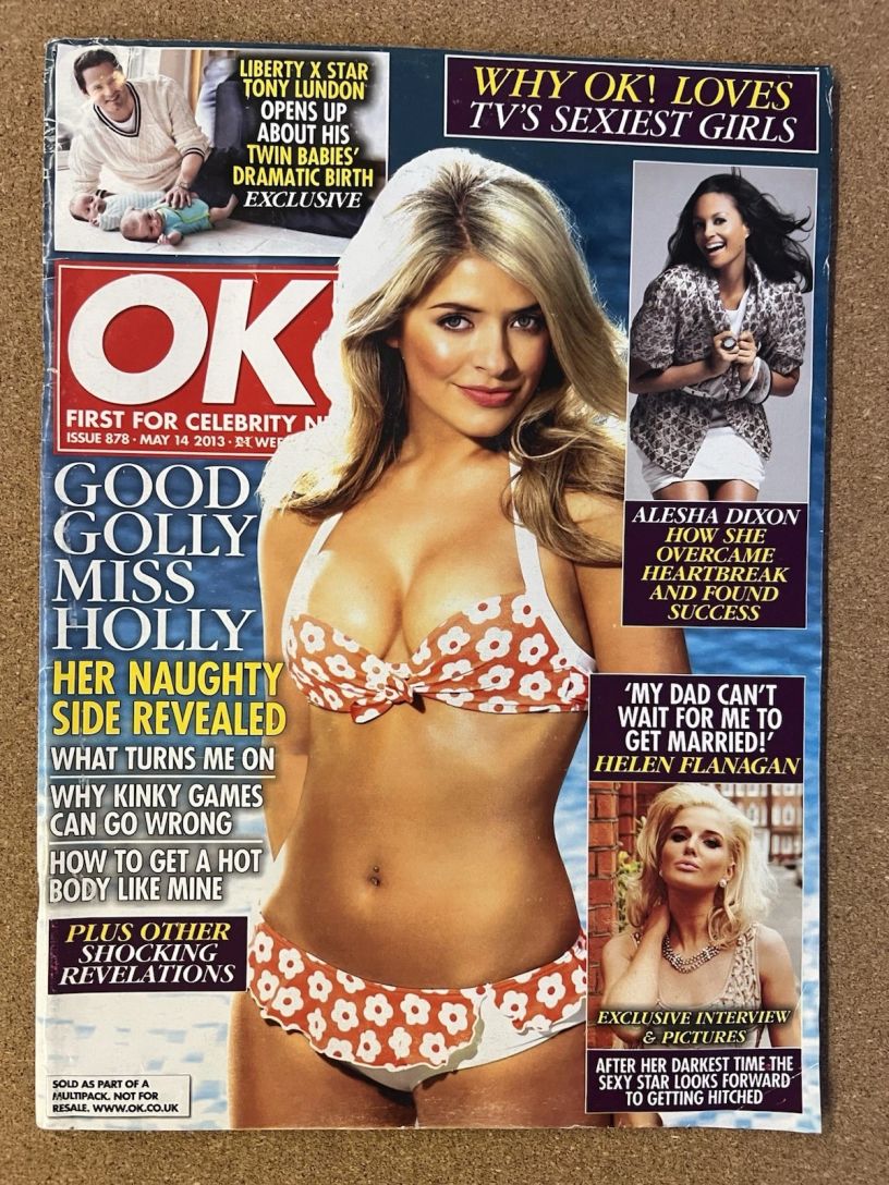 OK! UK magazine side cover 14 May 2013