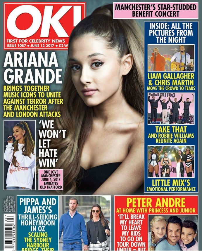 OK! UK magazine side cover 13 June 2017