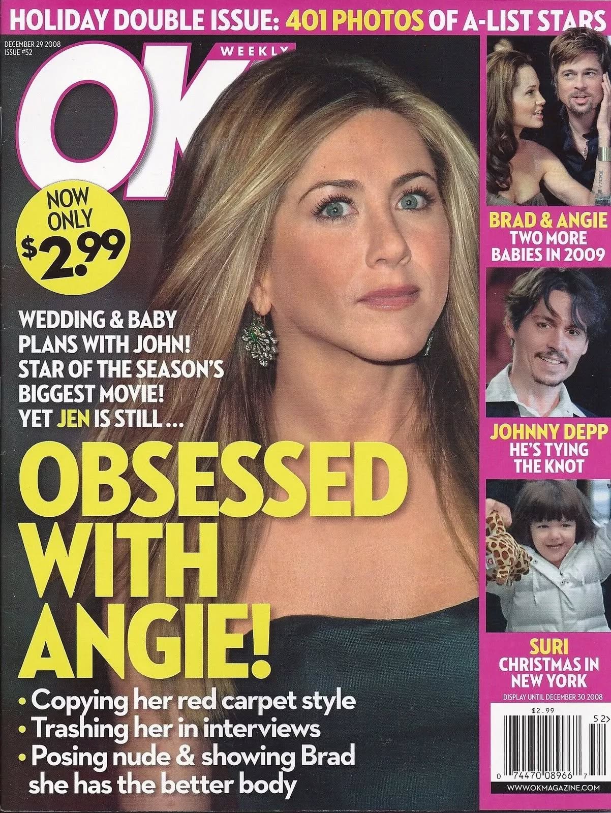 OK! USA magazine side cover 29 December 2008