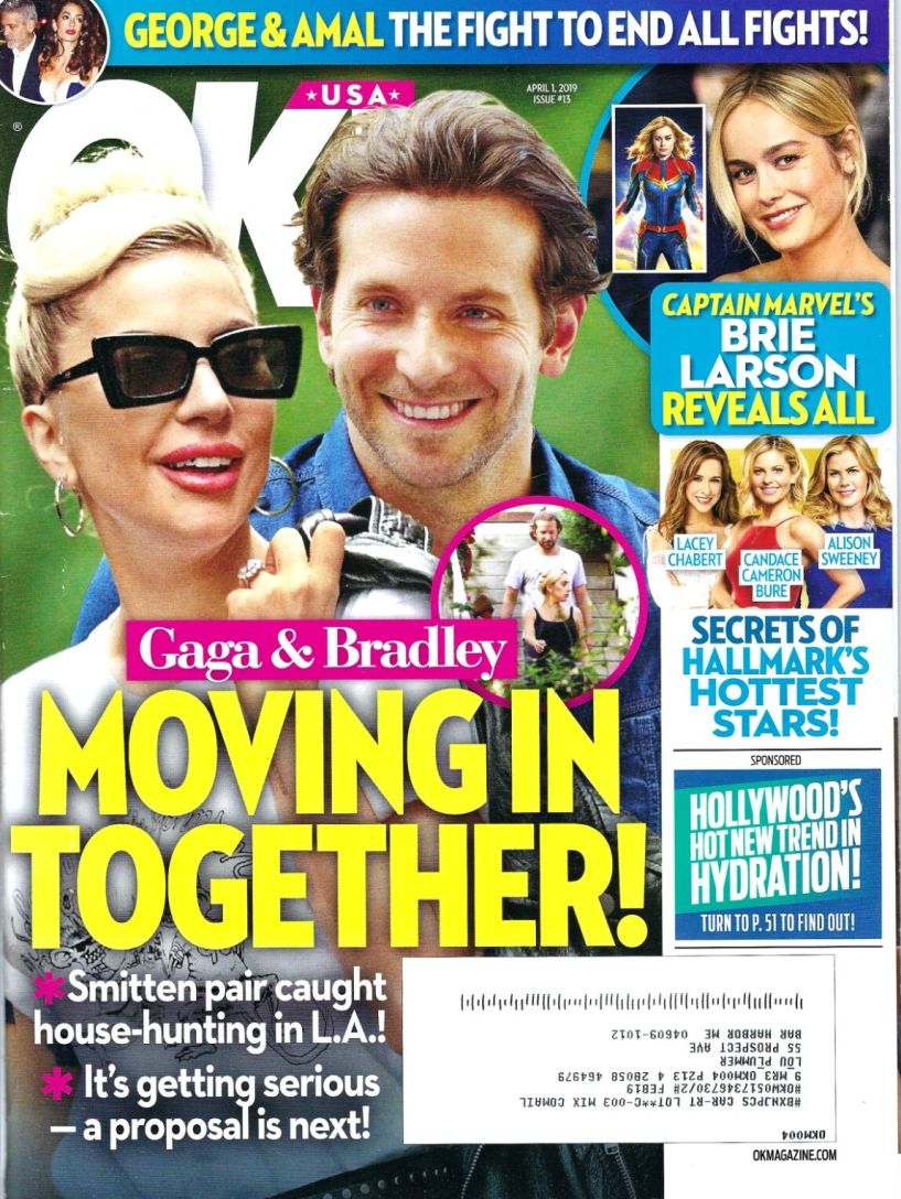 OK! USA magazine side cover 1 April 2019