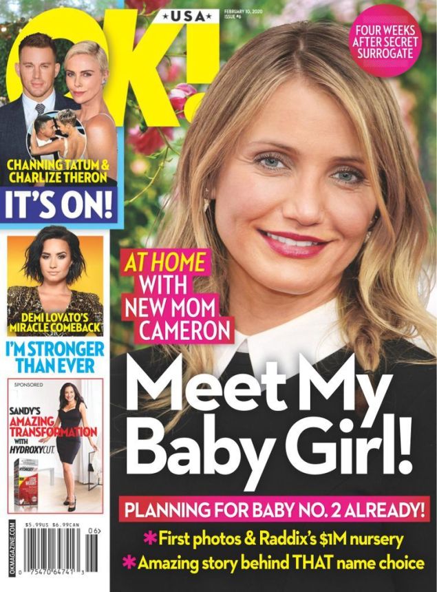 OK! USA magazine side cover 10 February 2020