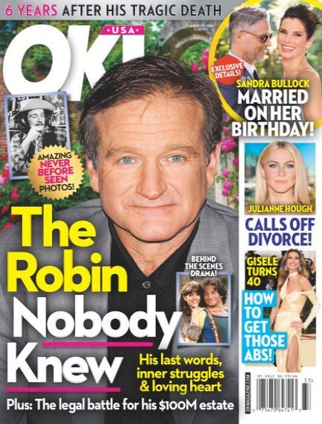 OK! USA magazine side cover 7 August 2020