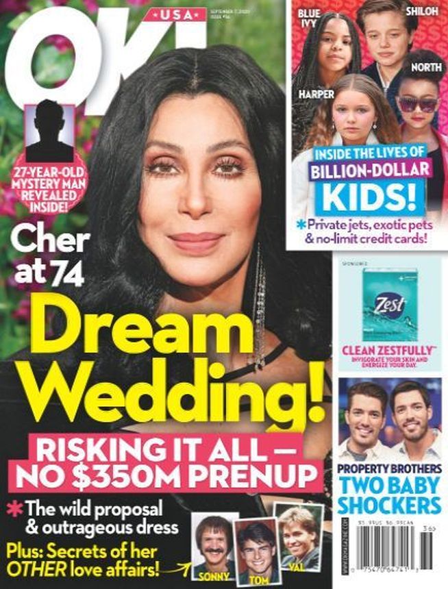 OK! USA magazine side cover 28 August 2020