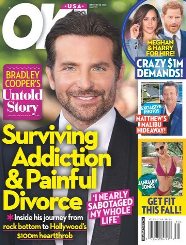 OK! USA magazine side cover 18 September 2020