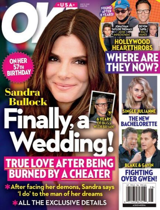 OK! USA magazine side cover 2 July 2021