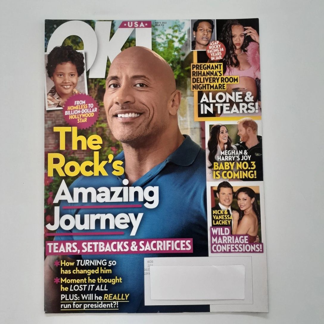 OK! USA magazine side cover 9 May 2022