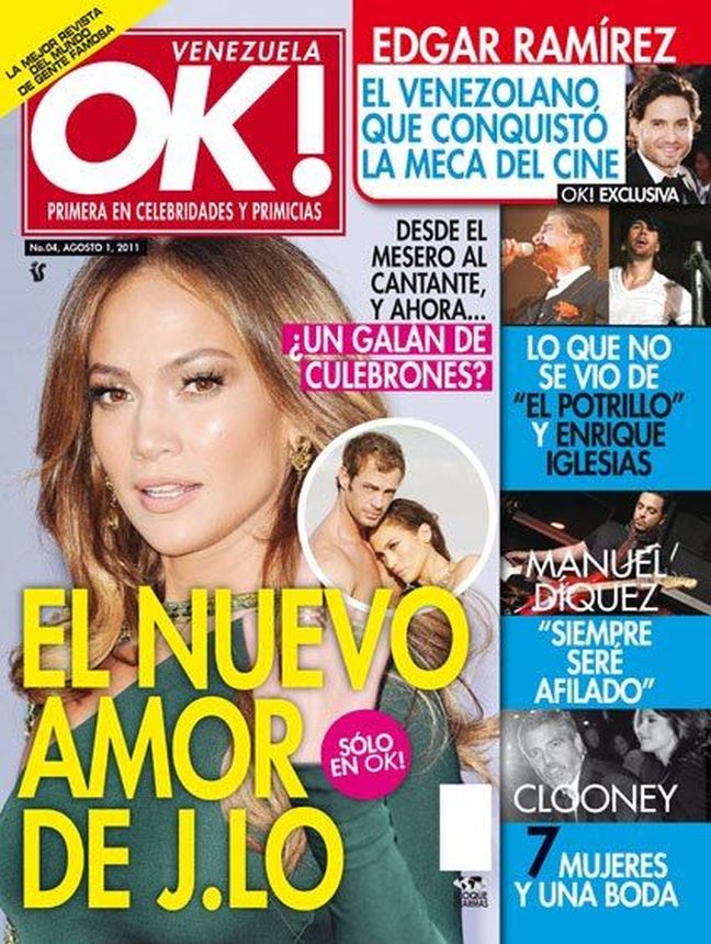 OK! VENEZUELA magazine side cover 1 August 2011
