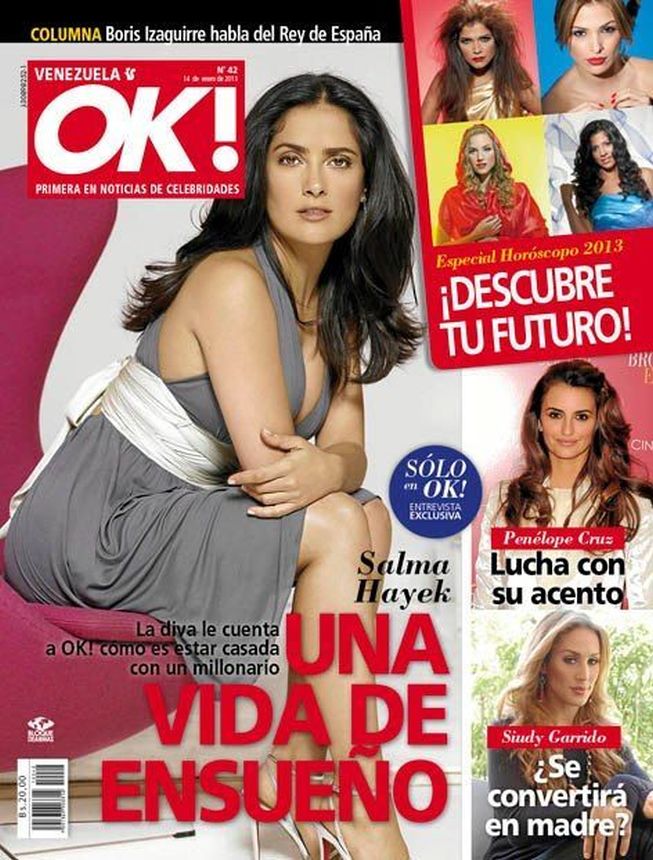 OK! VENEZUELA magazine side cover 14 January 2013