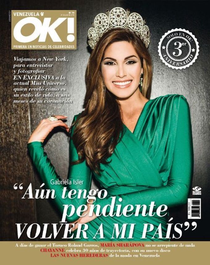 OK! VENEZUELA magazine side cover 30 June 2014