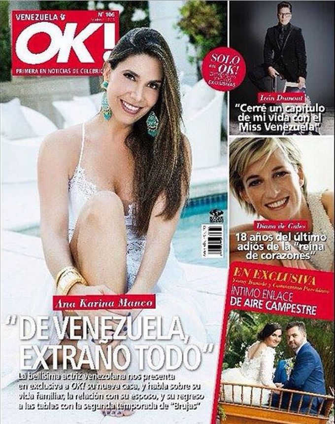 OK! VENEZUELA magazine side cover 29 August 2015