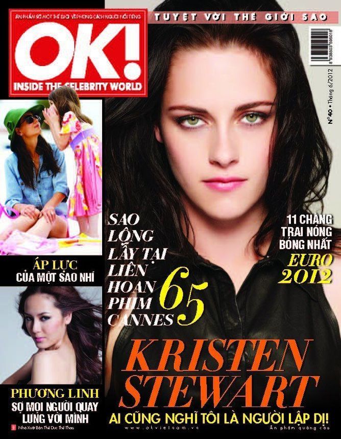 OK! VIETNAM magazine side cover  June 2012