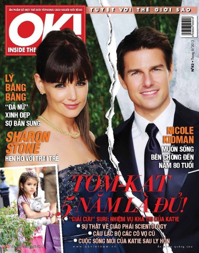 OK! VIETNAM magazine side cover  August 2012
