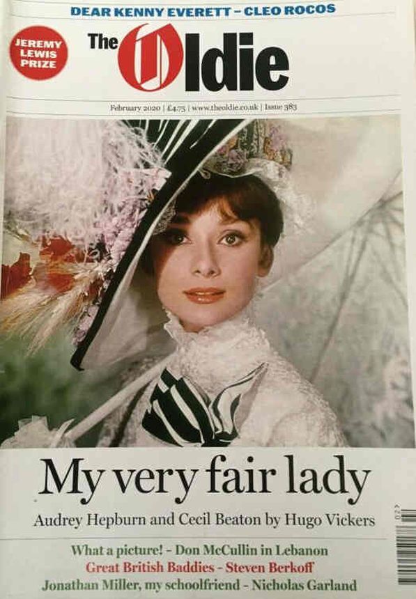 THE OLDIE magazine side cover Issue 383  February 2020