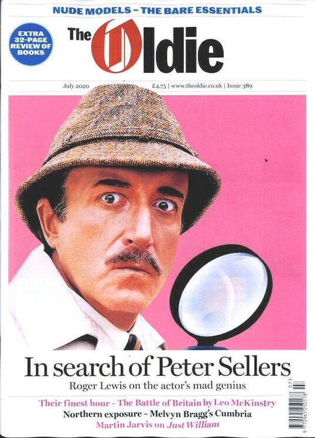 THE OLDIE magazine side cover Issue 389  July 2020