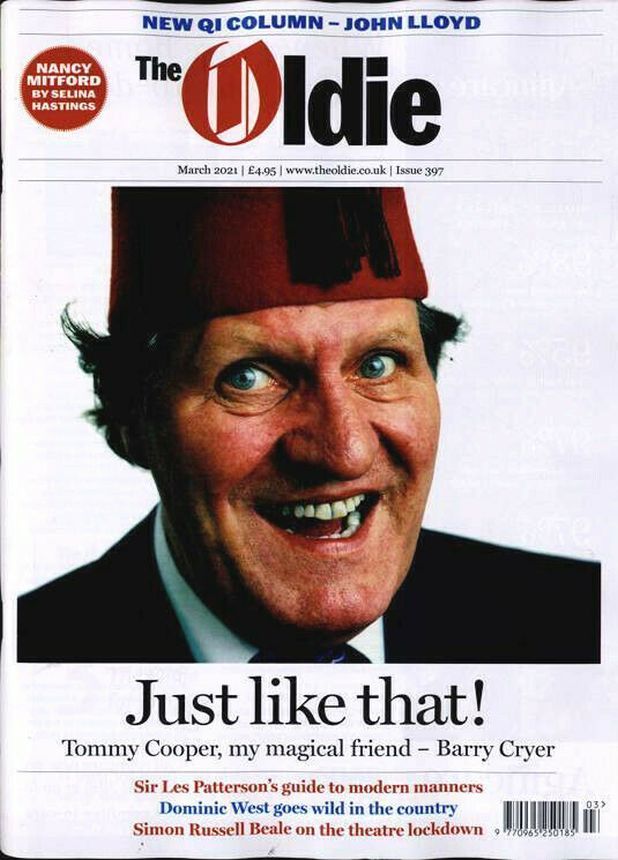 THE OLDIE magazine side cover Issue 397  March 2021