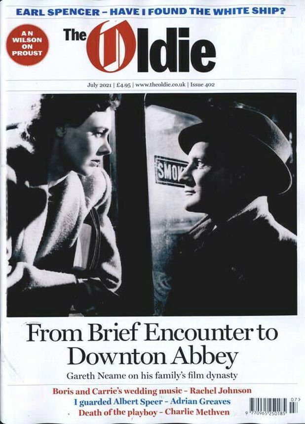 THE OLDIE magazine side cover Issue 402  July 2021