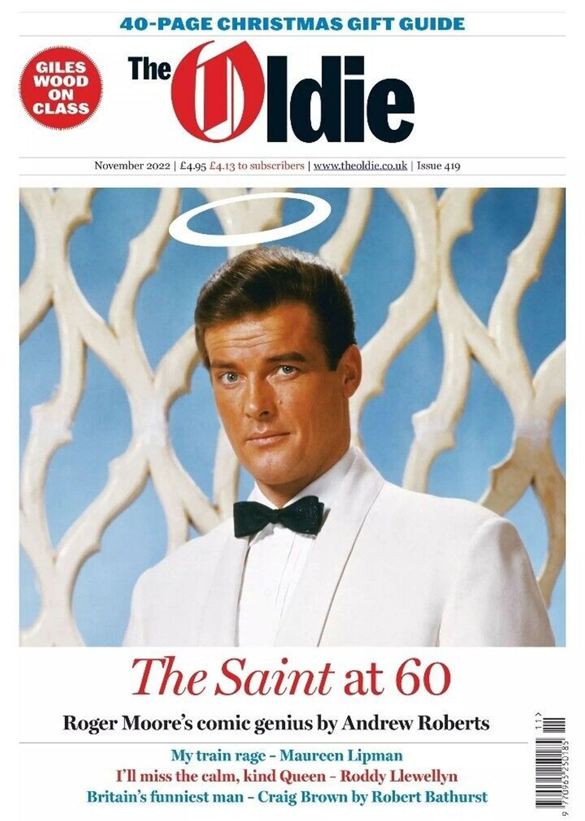 THE OLDIE magazine side cover Issue 419  November 2022