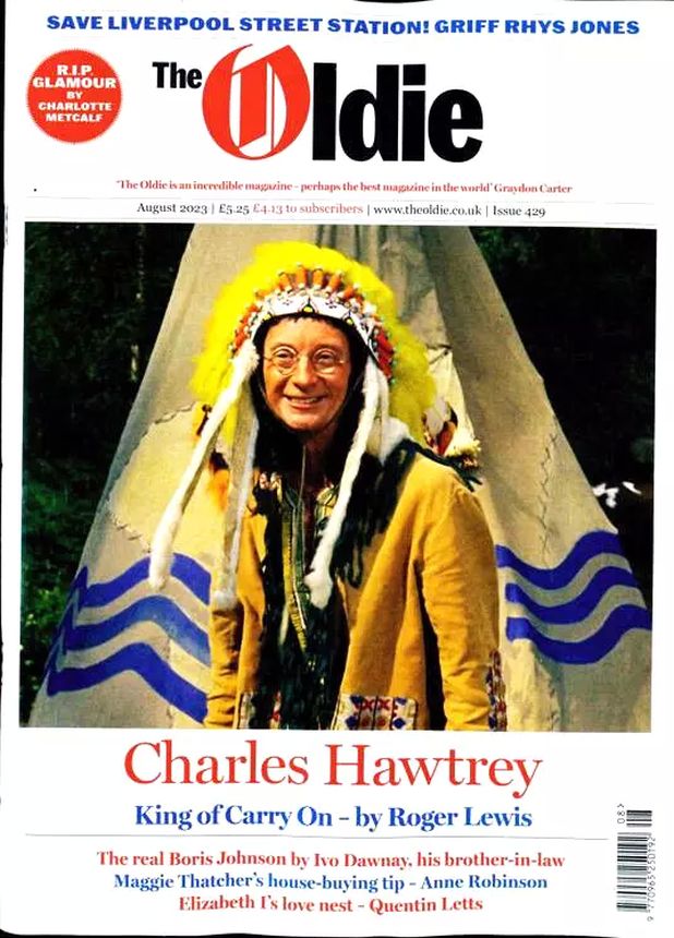 THE OLDIE magazine side cover Issue 429  August 2023