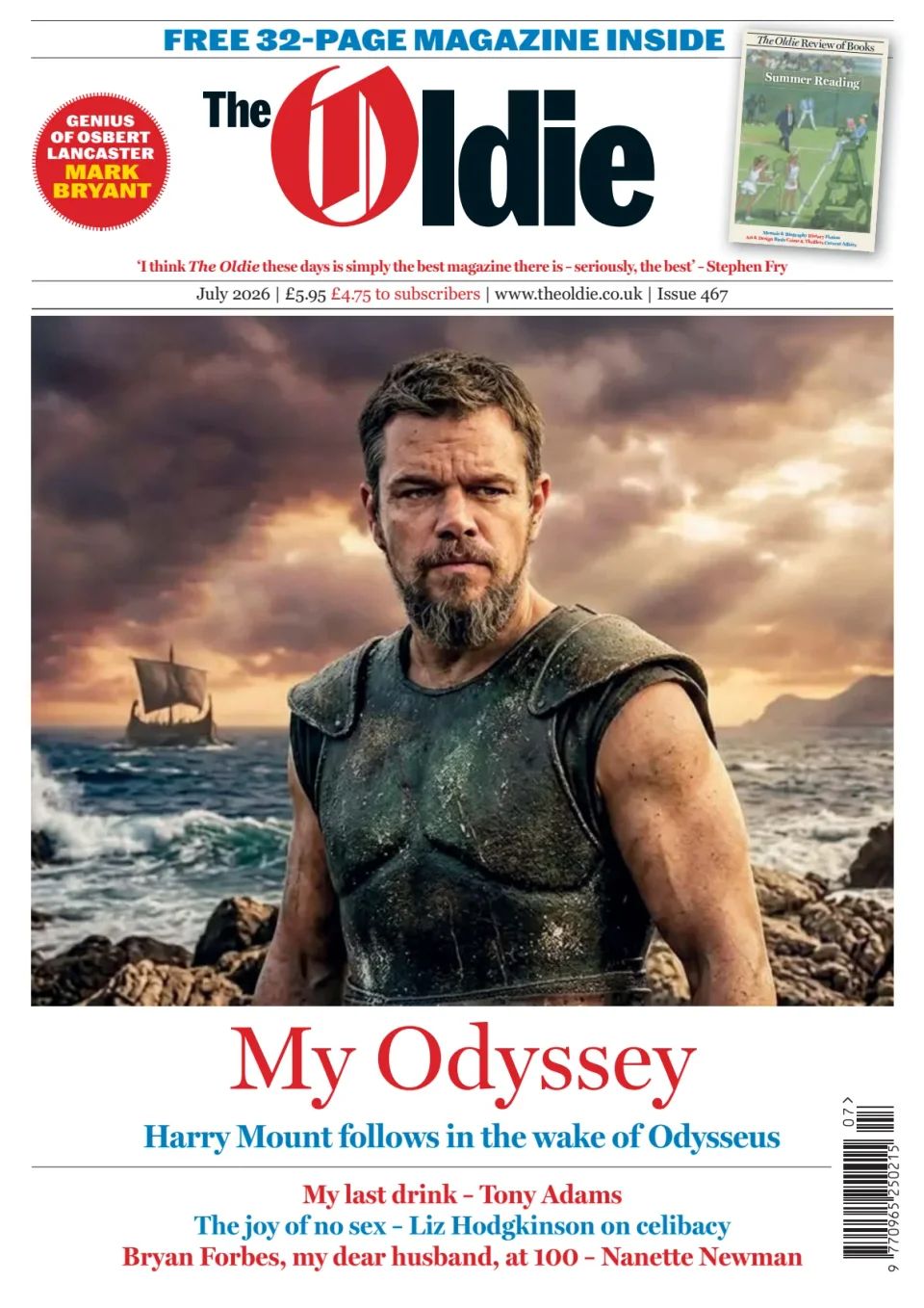 THE OLDIE magazine cover Issue 467  July 2026