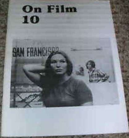 ON FILM magazine side cover Issue 10  1980
