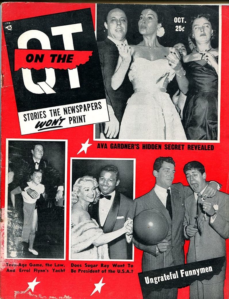 ON THE QT magazine side cover  Vol 1 No  3 October 1955