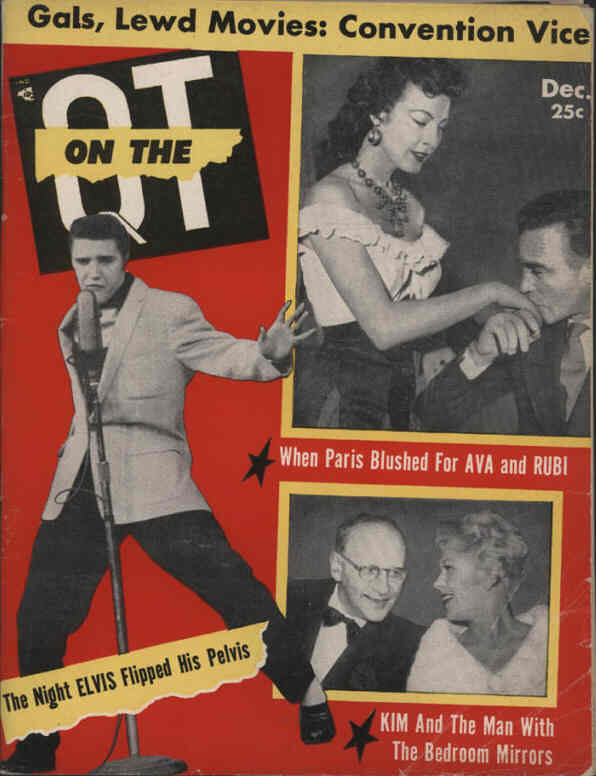 ON THE QT magazine side cover December 1956