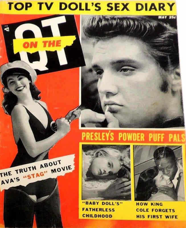 ON THE QT magazine side cover May 1957