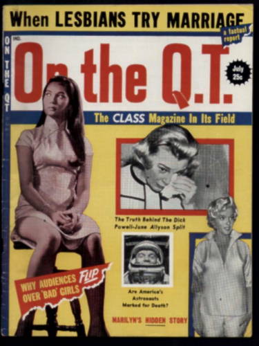 ON THE QT magazine side cover July 1961