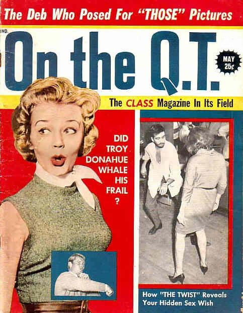 ON THE QT magazine side cover May 1962